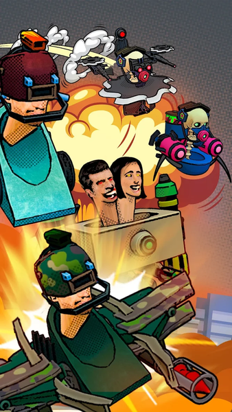 Radio Monster: Merge War - Gameplay image of android game