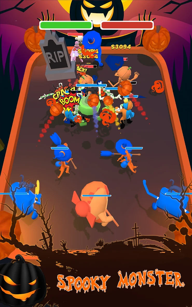 Rainbow Friend: Merge & Fight - Gameplay image of android game