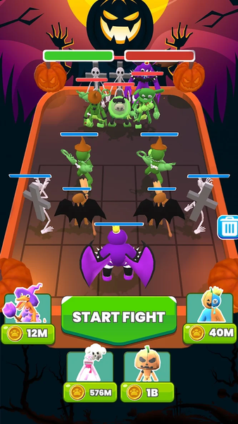 Rainbow Friend: Merge & Fight - Gameplay image of android game