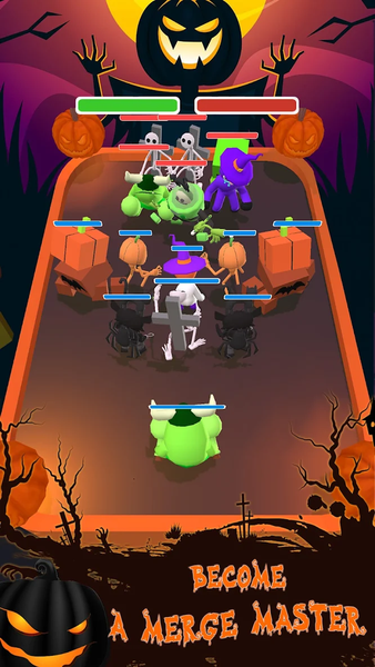 Rainbow Friend: Merge & Fight - Gameplay image of android game