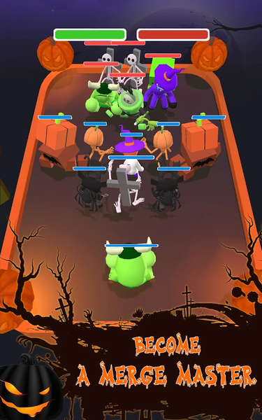 Rainbow Friend: Merge & Fight - Gameplay image of android game