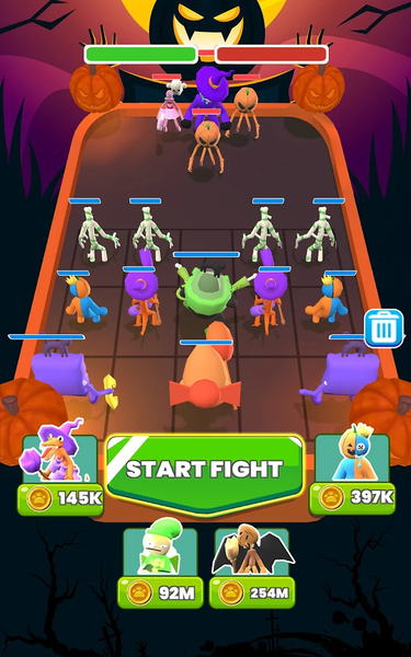 Rainbow Friend: Merge & Fight - Gameplay image of android game