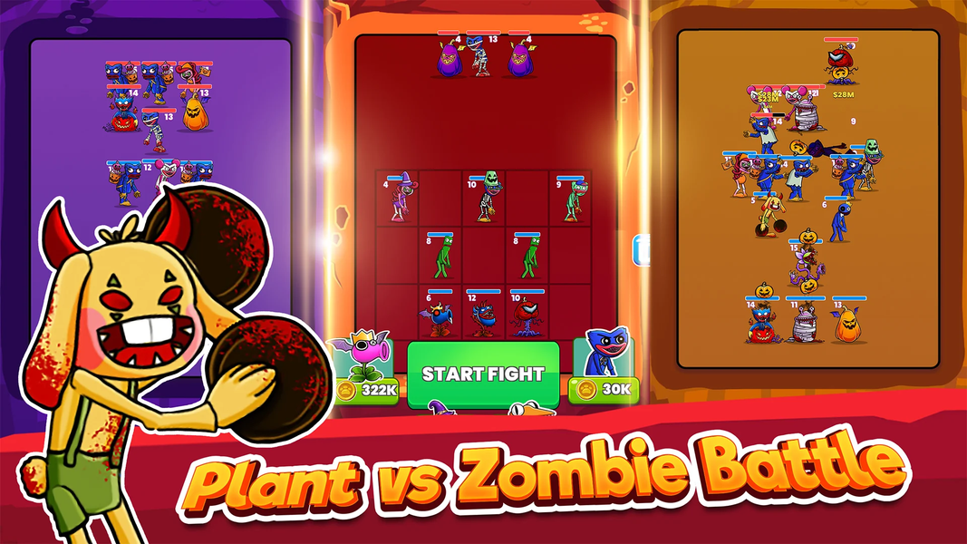 Zombie Survival: Merge Plants - عکس بازی موبایلی اندروید