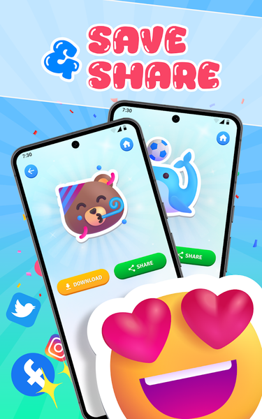 Emoji Kitchen: DIY Emoji Maker - عکس برنامه موبایلی اندروید