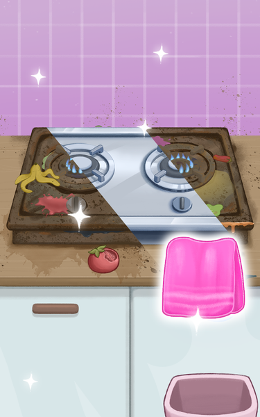 Housify: Cleaning ASMR - Gameplay image of android game