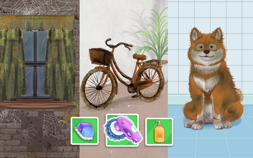 Housify: Cleaning ASMR - Gameplay image of android game