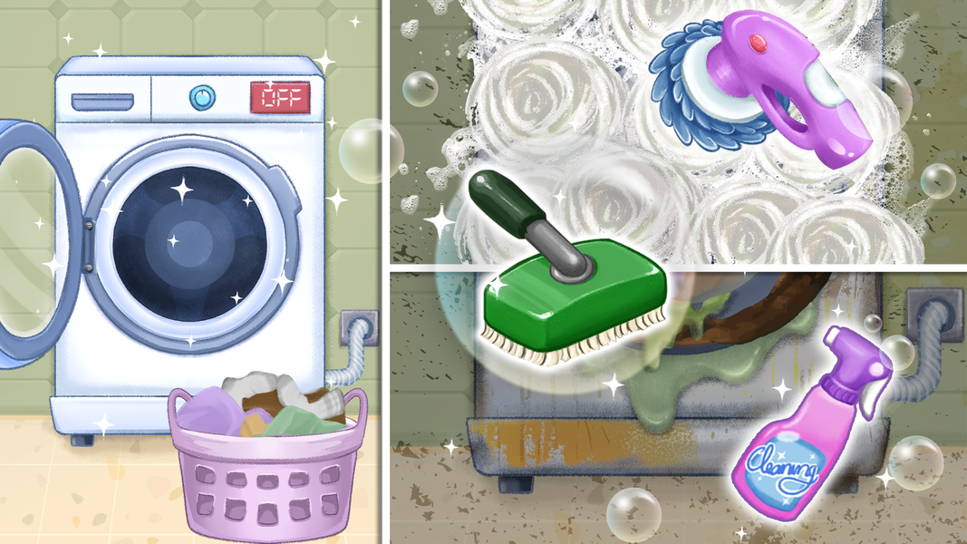 Housify: Cleaning ASMR - Gameplay image of android game