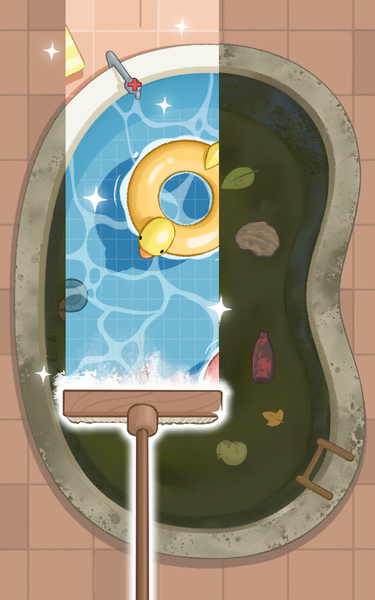 Housify: Cleaning ASMR - Gameplay image of android game