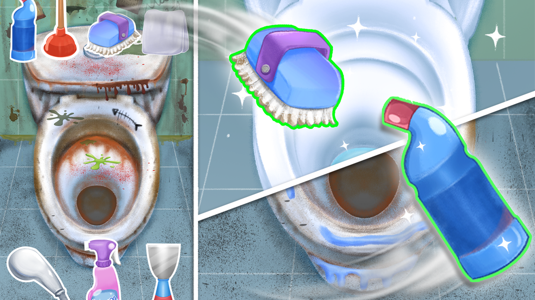 Housify: Cleaning ASMR - Gameplay image of android game