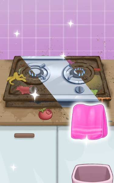 Housify: Cleaning ASMR - Gameplay image of android game