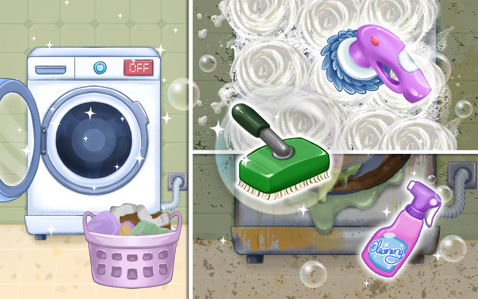 Housify: Cleaning ASMR - Gameplay image of android game