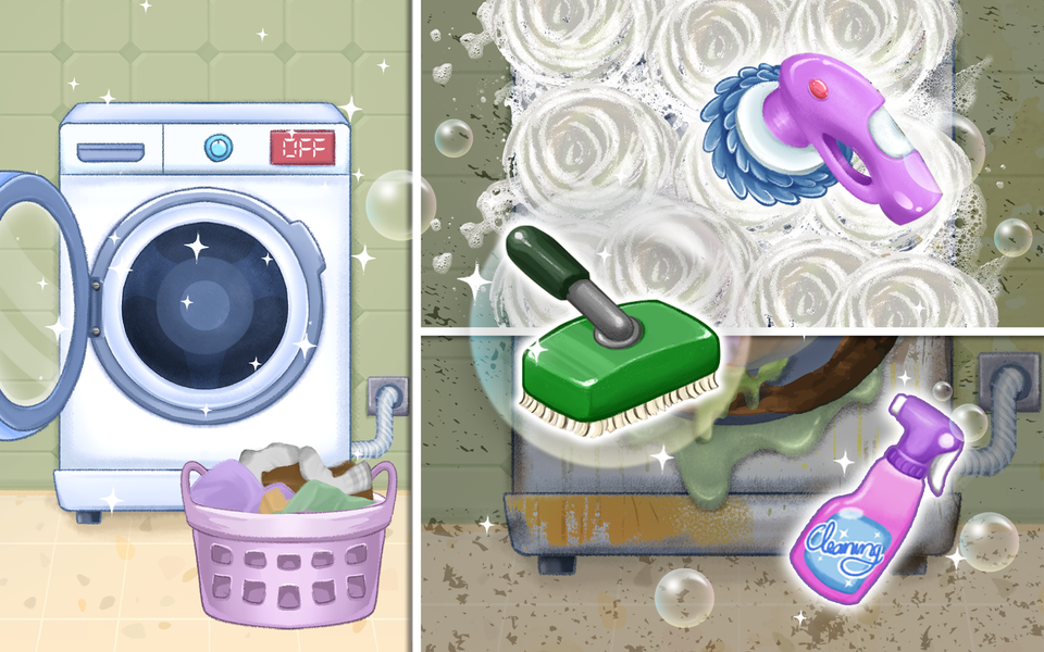 Housify: Cleaning ASMR - Gameplay image of android game