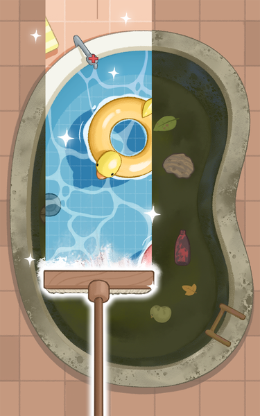 Housify: Cleaning ASMR - Gameplay image of android game