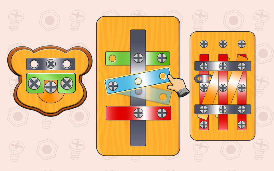 Screw Pin - Bolts and Nuts - عکس بازی موبایلی اندروید