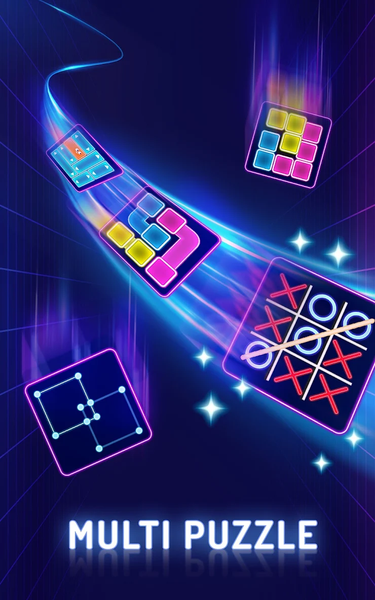 2 Player Glow Minigames - Gameplay image of android game