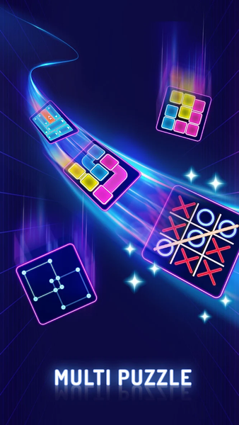 2 Player Glow Minigames - Gameplay image of android game