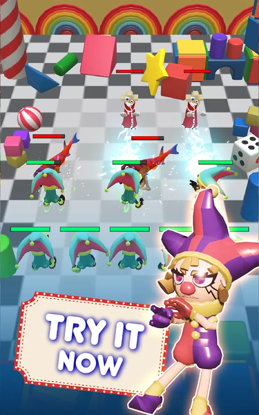 Merge Funny Fool Battle - عکس بازی موبایلی اندروید