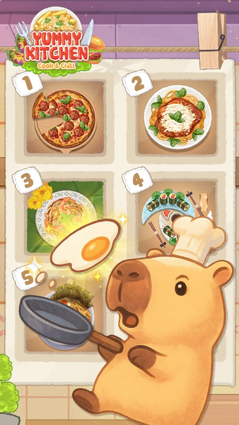Yummy Kitchen: Cook & Chill - Gameplay image of android game
