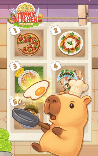 Yummy Kitchen: Cook & Chill - عکس بازی موبایلی اندروید