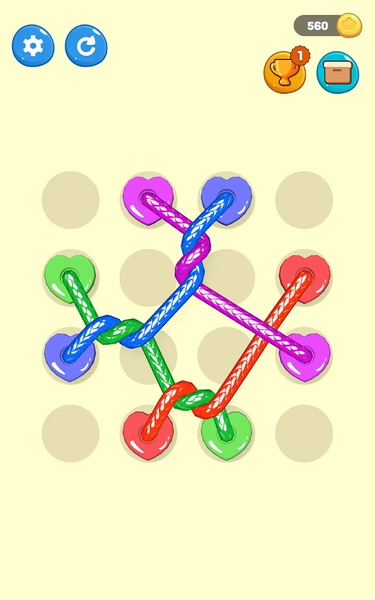 Tangled Line: Knot Twisted - عکس بازی موبایلی اندروید