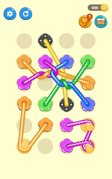 Tangled Line: Knot Twisted - عکس بازی موبایلی اندروید