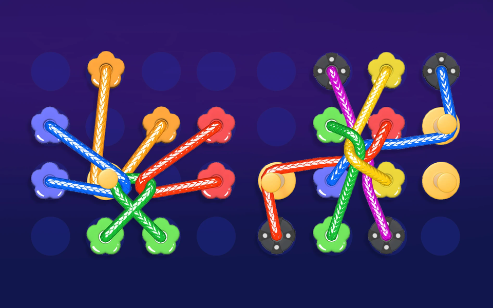 Tangled Line: Knot Twisted - عکس بازی موبایلی اندروید