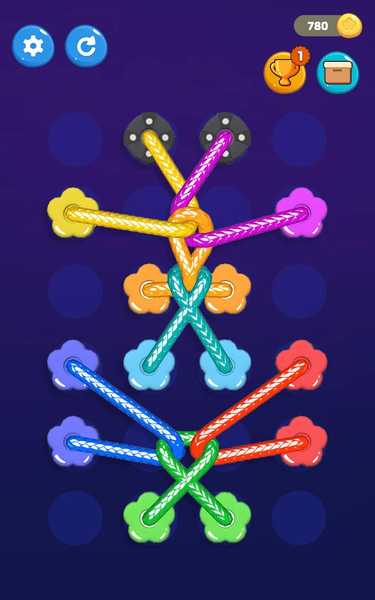 Tangled Line: Knot Twisted - عکس بازی موبایلی اندروید