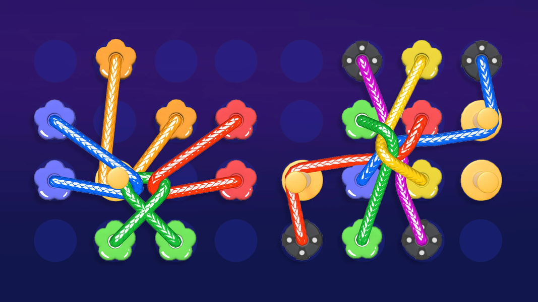 Tangled Line: Knot Twisted - عکس بازی موبایلی اندروید