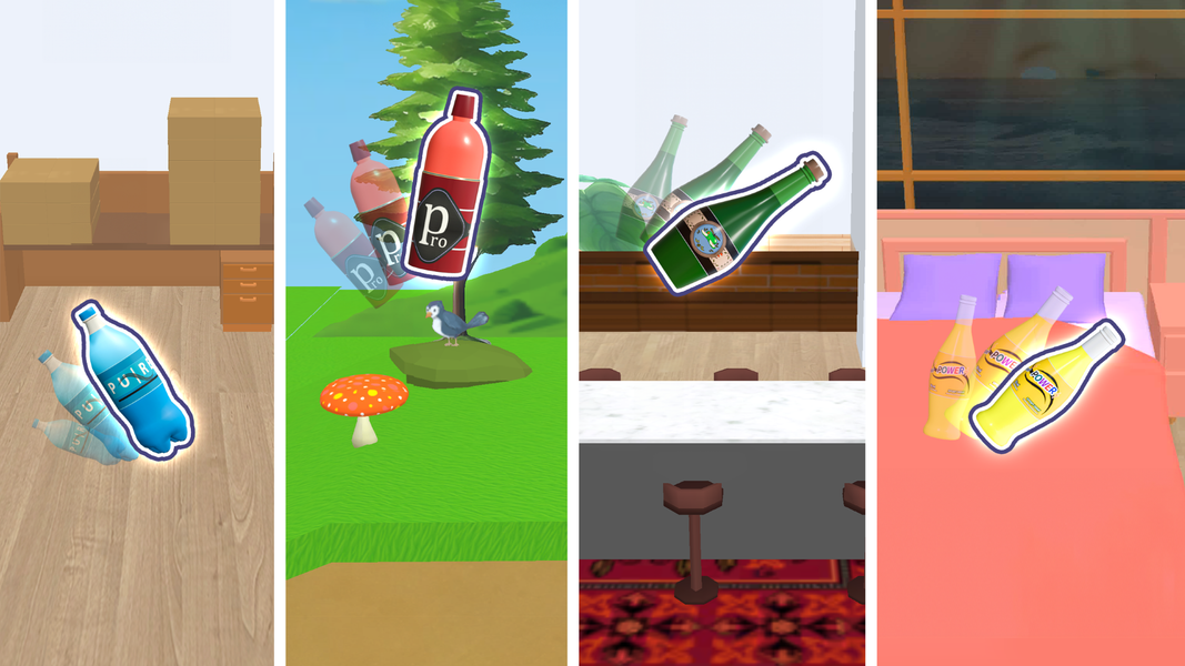 Bottle Flip: Bottle Jump Games - عکس بازی موبایلی اندروید