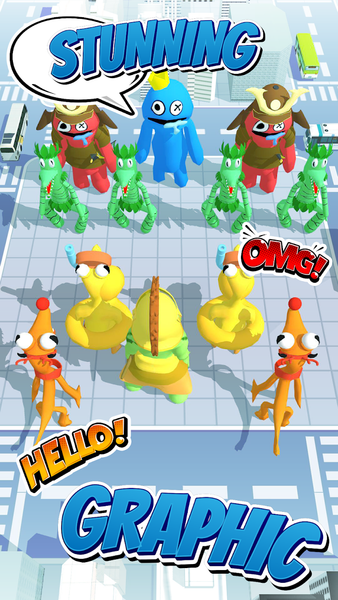 Monster Friends Merge Battle - Gameplay image of android game