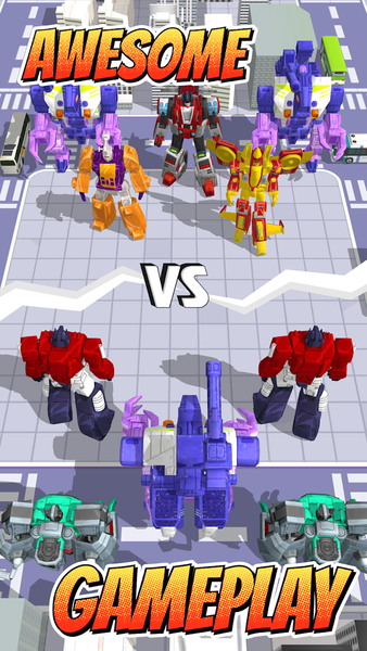 Robot Dinosaur Fight Battle - Gameplay image of android game