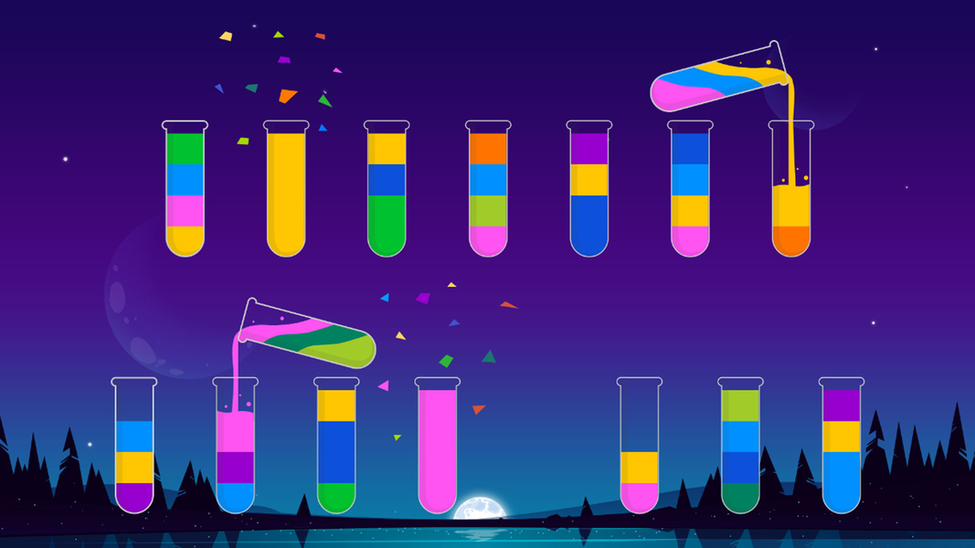 Color Sort Puzzle Water - عکس بازی موبایلی اندروید