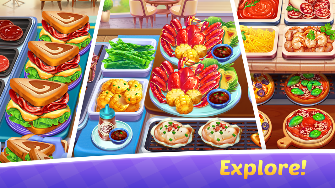 Cooking Train - Food Games - عکس بازی موبایلی اندروید