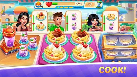 Cooking Train - Food Games - عکس بازی موبایلی اندروید