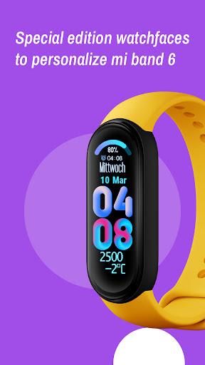 WatchFaces Store For Mi Band 6 - Image screenshot of android app