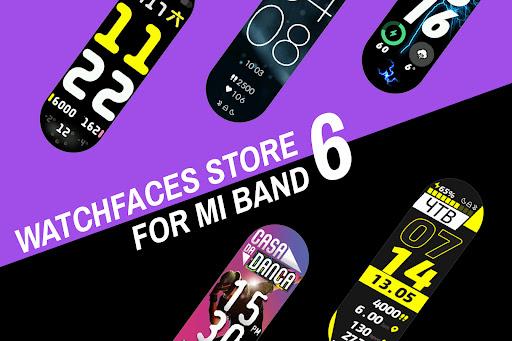 WatchFaces Store For Mi Band 6 - عکس برنامه موبایلی اندروید