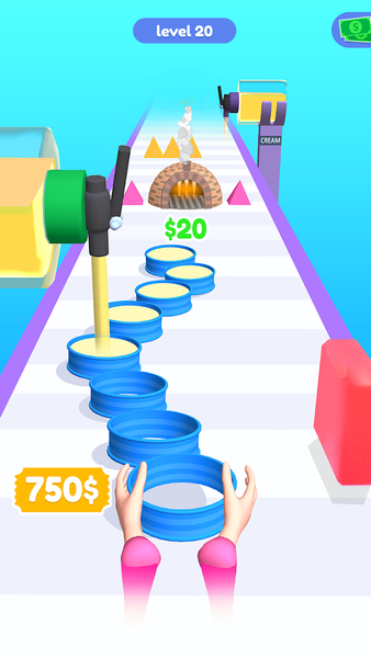 Cake Stack : 3D Cake Games - Gameplay image of android game