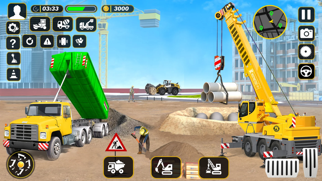 Road Construction Simulator 3D - Gameplay image of android game