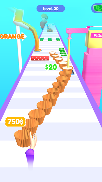 Cupcake Stack - Stacking Games - Gameplay image of android game