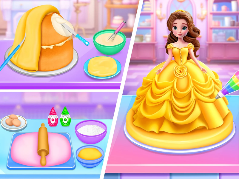 Cake Maker: Cooking Cake Games - Gameplay image of android game