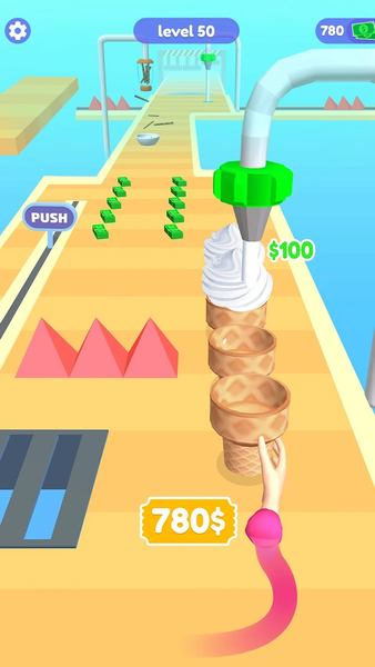 Ice Cream Stack- Dessert DIY - Gameplay image of android game