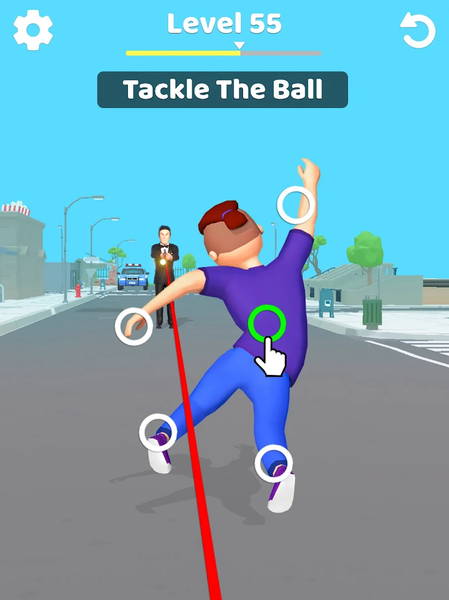 Slow Mo Drag Run: Parkour Game - عکس برنامه موبایلی اندروید