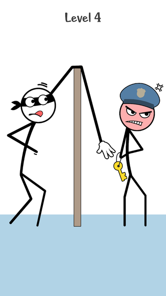 Stickman Puzzle: Troll Robber - Image screenshot of android app