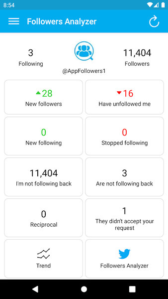 Followers Analyzer - Image screenshot of android app