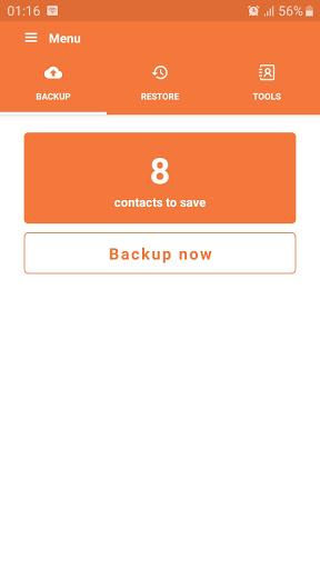 Contacts Backup Restore - عکس برنامه موبایلی اندروید