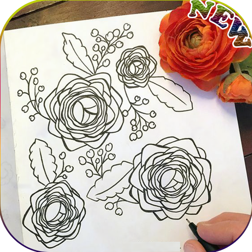 Flower Sketch - عکس برنامه موبایلی اندروید