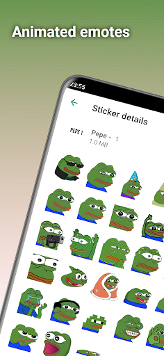 TTV Emotes for WhatsApp - Image screenshot of android app