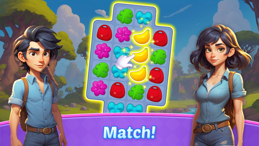 Epic Match - Match 3 Games - Gameplay image of android game