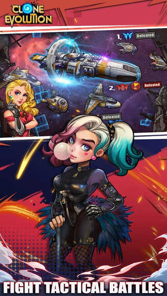 Clone Evolution: Cyber War RPG - عکس بازی موبایلی اندروید