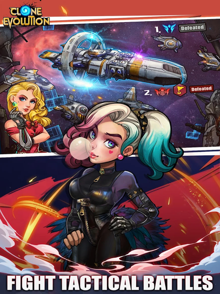 Clone Evolution: Cyber War RPG - عکس بازی موبایلی اندروید